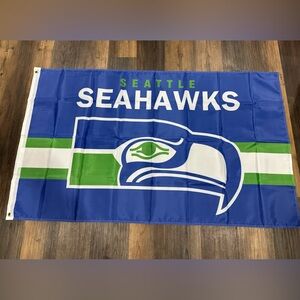 Seattle Seahawks Flag New In Package 3x5 ft Flag Banner double sided